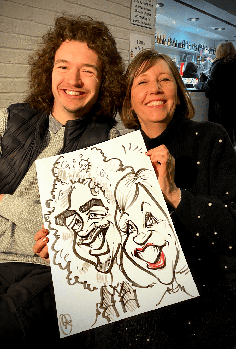 Party an Event Caricatures