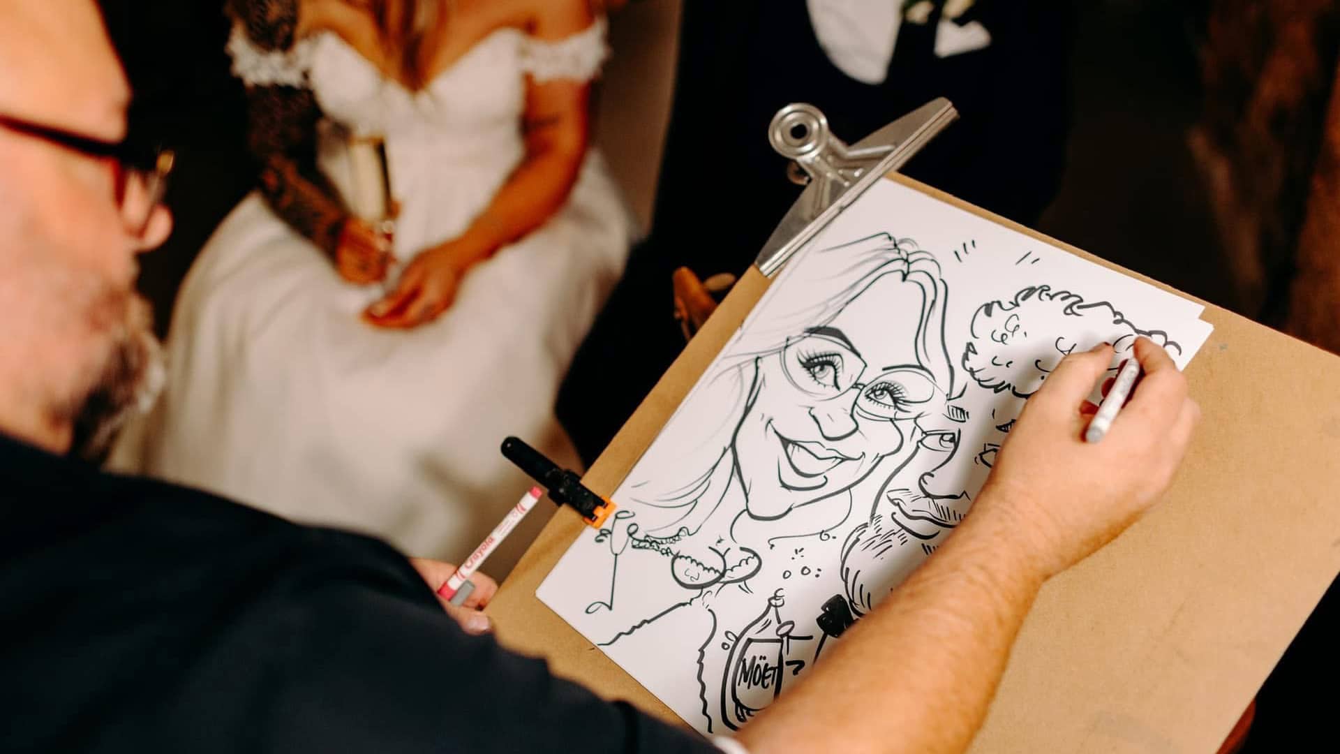 Wedding Caricaturist East Midlands